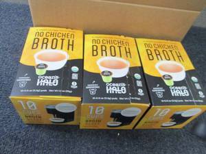 lot 406 image: 3- 10ct Oceans Halo No Chicken Bro...