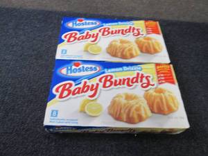 lot 411 image: 2- 10 oz Hostess Lemon Drizzle Baby...