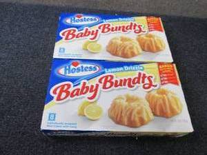 lot 412 image: 2- 10 oz Hostess Lemon Drizzle Baby...