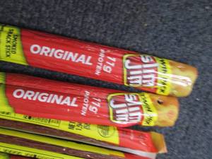 lot 469 image: 6- 2pks Slim Jim Original Snacks...
