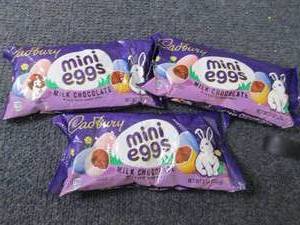 lot 472 image: 3- 9 oz Cadbury Mini Eggs...
