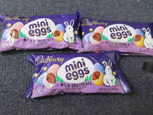lot 473 image: 3- 9 oz Cadbury Mini Eggs...