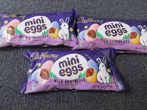 lot 474 image: 3- 9 oz Cadbury Mini Eggs...
