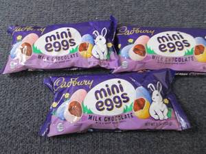 lot 477 image: 3- 9 oz Cadbury Mini Eggs...