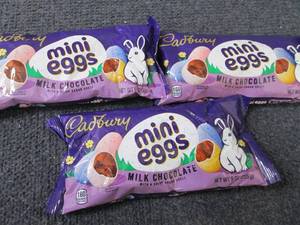lot 478 image: 3- 9 oz Cadbury Mini Eggs...