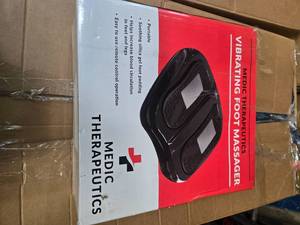 lot 29 image: Medic Therapeutic Vibrating Foot Machine (New and in a box)