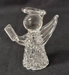 lot 73 image: 1983 Choir - Carberry Angel   (Glass Blown by Edward Carberry of Marshall Minnesota)  &nbspApprox. 3 tall