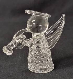 1981 French Horn - Carberry Angel   (Glass Blown by Edward Carberry of Marshall Minnesota)&nbsp; Approx. 3" tall