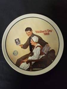 lot 10 image: My Mother - Artist Norman Rockwell.  COA Included. Size 8 12