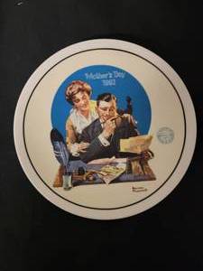 lot 14 image: Gentle Reassurance -  Artist Norman Rockwell.  COA Included. Size 8 12