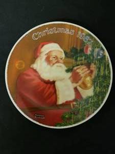 lot 28 image: Santas Golden Gift - Artist Norman Rockwell.  COA Included. Size 8 14