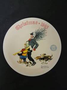 lot 41 image: The Tree Brigade - Artist Norman Rockwell.  COA Included.  Size 8 12