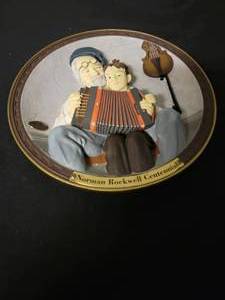 lot 46 image: The Music Maker-Artist Norman Rockwell.  COA Included.  Size 8 14