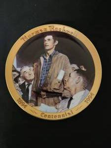 lot 52 image: Freedom Of Speech -   Artist Norman Rockwell.  COA Included.  Size 8 12