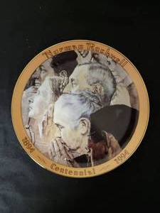 lot 54 image: Freedom Of Worship -  Artist Norman Rockwell.  COA Included.  Size 8 12