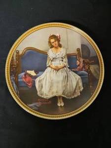 lot 63 image: Waiting At The Dance -  Artist Norman Rockwell.  COA Included. Size 8 12