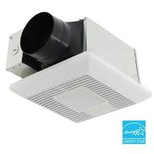 lot 38 image: Panasonic Whisper Mighty LED Pick-A-Flow 70-90CFM CeilingWall ENERGY STAR Bathroom Exhaust Fan 9.5 in. x 9.5 in. Grille Footprint Customer Returns See Pictures