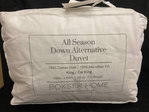 lot 26 image: KingCal King All Season Down Alternative Duvet - 60 oz Fill