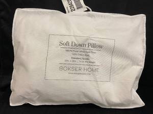 lot 48 image: Bokser Home Soft Down Pillow StandardQueen