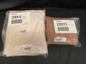 lot 49 image: Set of French Linen Sham and Pink King Fitted Sheets
