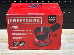 lot 45 image: Craftsman V20 5 Random Orbit Sander (Tool only)