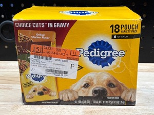 lot 50 image: Dog Food Packets