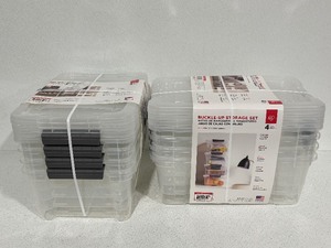 lot 8 image: Buckle Up Storage Set Totes