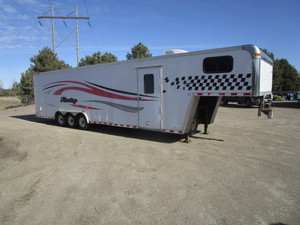 2001 Pace American 36' Triple Axle Enclosed Trailer