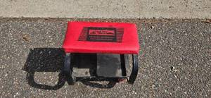 lot 46 image: Harbor Freight Adjustable Roller Seat with 250lbs Capacity