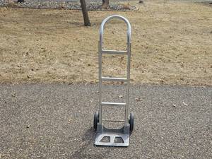 lot 61 image: Sturdy Aluminum Hand Truck with Wheels