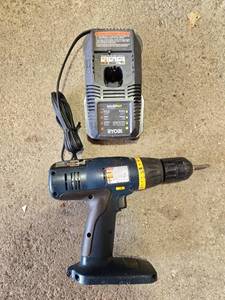 lot 89 image: Ryobi 18V Cordless Drill with IntelliPort Charger