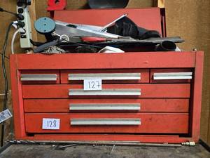 lot 138 image: Craftsman Metal Tool Chest CONTENTS NOT INCLUDED