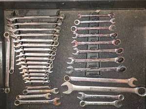 lot 151 image: Comprehensive Lot of Craftsman Open-End and Box-End Wrenches