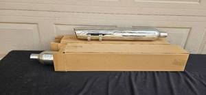 lot 174 image: Harley-Davidson Chrome Exhaust Pipe for Motorcycles