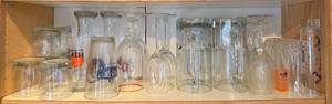 lot 235 image: Collection of Assorted Glassware Including Mugs and Wine Glasses