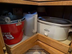 lot 245 image: Assorted Kitchenware Collection Crock-Pot, French Fry Cutter, and More