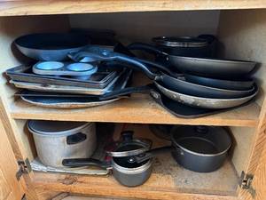 lot 254 image: Collection of Assorted Cookware Sets and Baking Pans