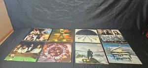 lot 322 image: Collection of Vintage Vinyl Records Featuring Iconic Albums