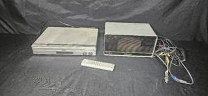 lot 338 image: Lot of Vintage Hallicrafters Speaker with Samsung DVD Recorder