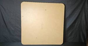 lot 359 image: Foldable Square Table with Metal Frame