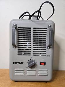 lot 378 image: Patton Electric Heater with Adjustable Thermostat