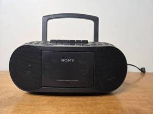 lot 379 image: Sony CD Radio Cassette-Corder with Mega Bass