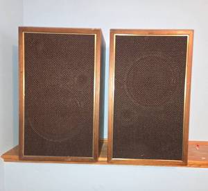 lot 382 image: Pair of H.H. Scott Wide Range Loudspeakers with Adjustable Levels