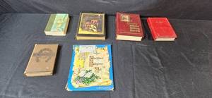 lot 385 image: Collection of 6 Vintage Books Including Bibles and Classics