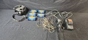 lot 417 image: Panasonic Camcorder with VHS-C Cassette Tapes and Accessories