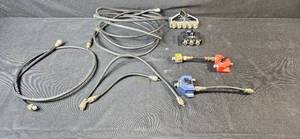 lot 447 image: Lot of Coaxial Cables and Switch Connectors