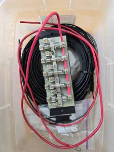 lot 456 image: Wiring with Fuse Panel and Cables
