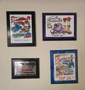 lot 479 image: Collection of 4 Vintage Car Show Awards and Plaques