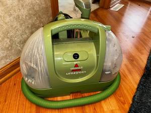 lot 195 image: Bissell Little Green Portable Carpet Cleaner Model 1400B