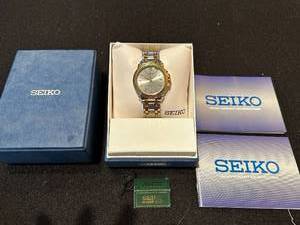 lot 222 image: Seiko Kinetic Mens Wristwatch with Original Box